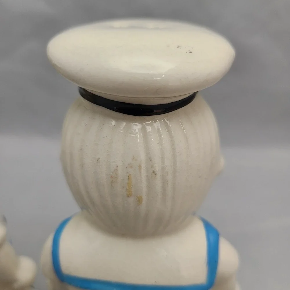 Vintage Sailors Signal Flags‎ Semaphore Salt and Pepper Shakers Japan